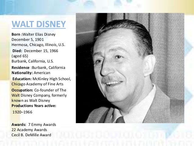 walt disney biography essay